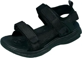 Children's Boys Summer Sports Sandals Hiking Beach Outdoor Open Toe Sports Sandals Boy Sandals (Black #1, 11.5 Little child)