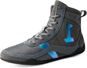 Cmadolrs Men's and Women's high top Wrestling Boxing Shoes Anti-Skid Fighting Training Competition Sports Shoes Sports Casual Shoes Gymnastics Boots