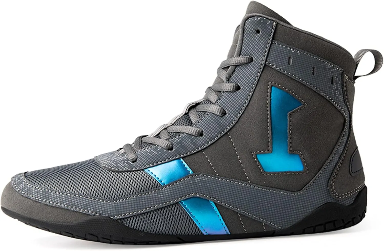 Cmadolrs Men's and Women's high top Wrestling Boxing Shoes Anti-Skid Fighting Training Competition Sports Shoes Sports Casual Shoes Gymnastics Boots