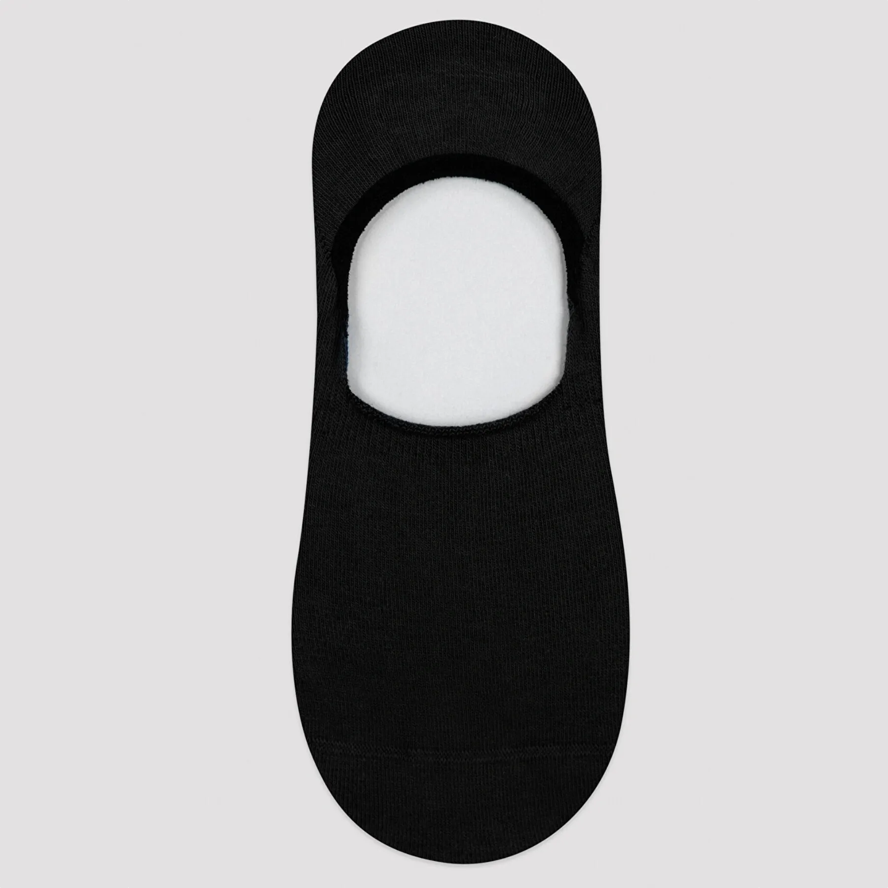 Cotton, Dark, No-Show, Non-Slip Socks