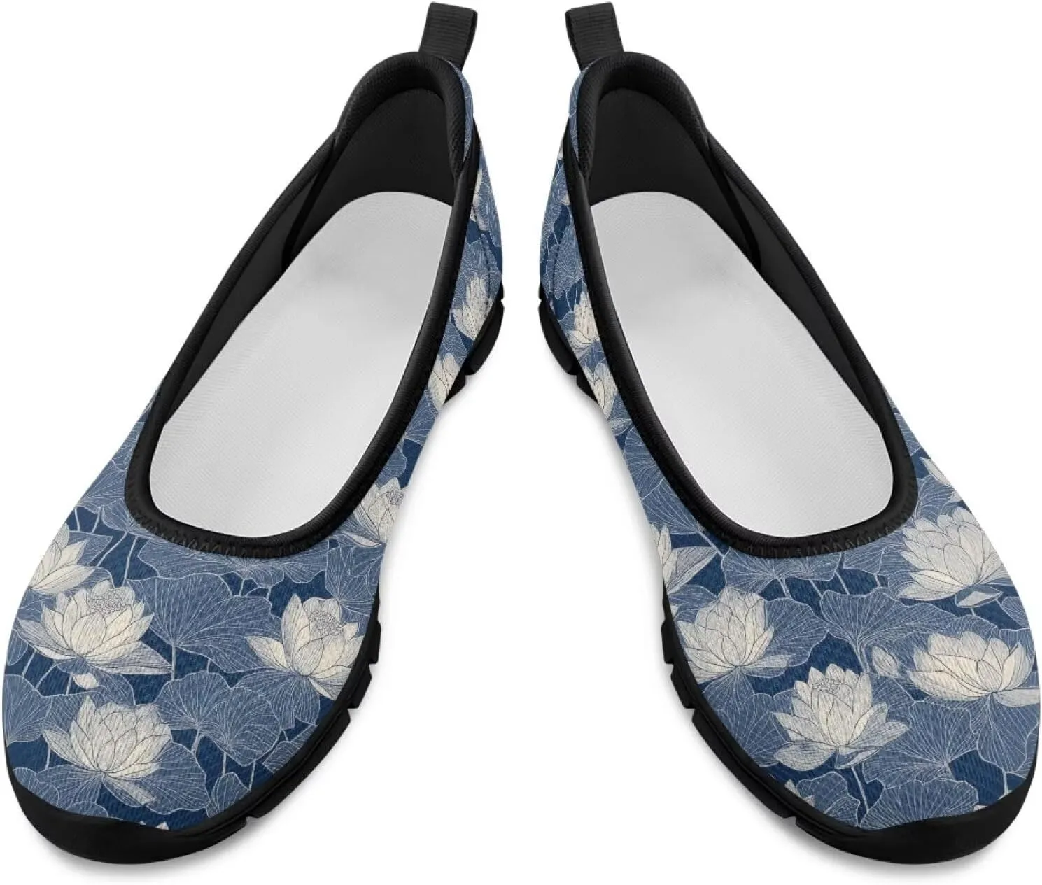 Doojoayie Art Casual Slip On Shoes for Ladies Flat Shoes Comfort for Dalil Casual