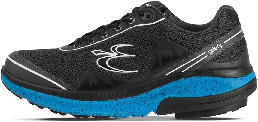 G-DEFY Mighty Walk Men’s Orthopedic Walking Shoe | VersoShock Technology for Pain Associated with Running | Prolonged Standing | Arch Support | Diabetic Shoes | Wide Shoes | Free Custom Orthotic
