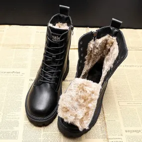 Helena | Laced winter boots with lined inside