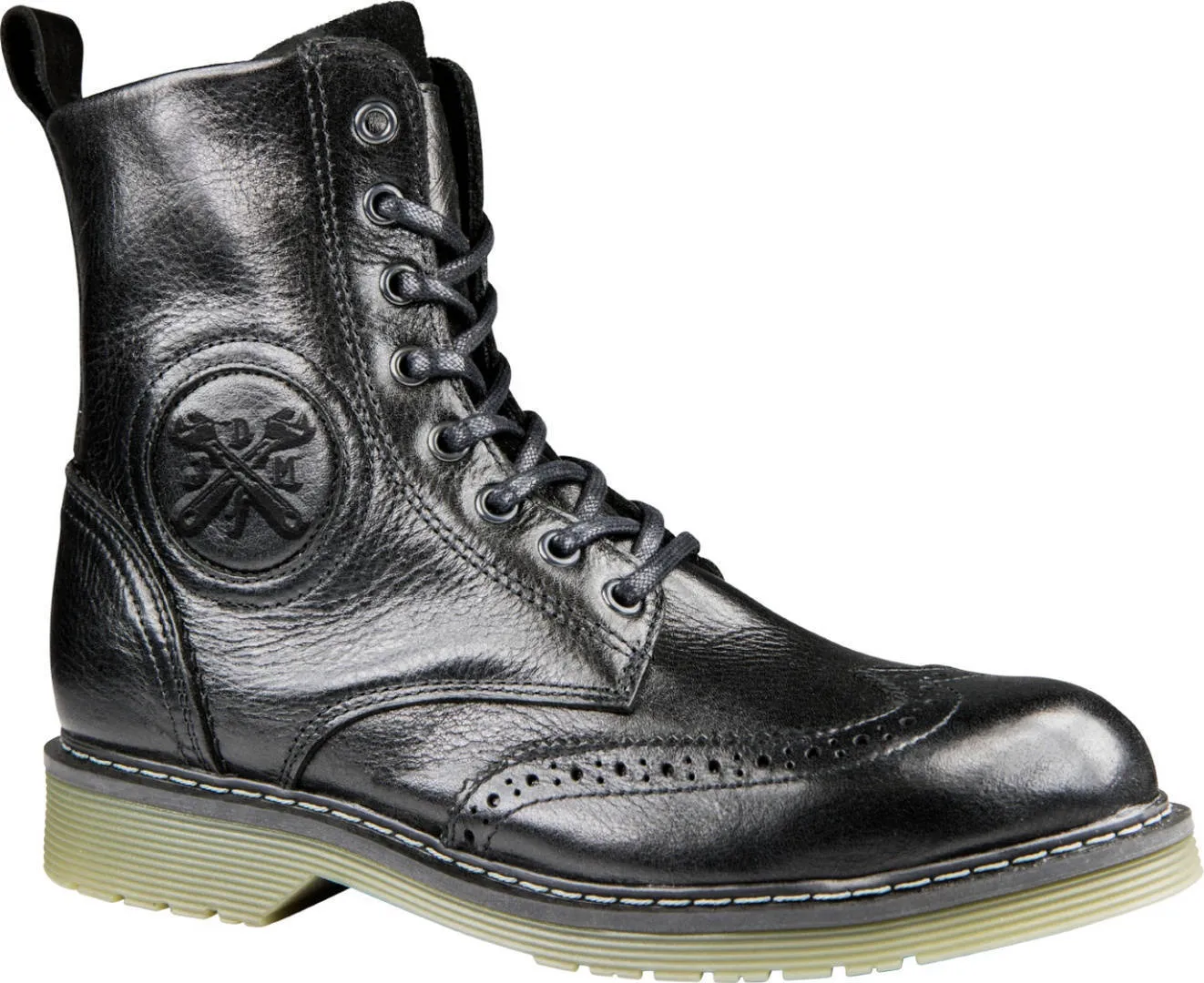 John Doe Sixty Budapest XTM Women's Motorcycle Shoes, Black