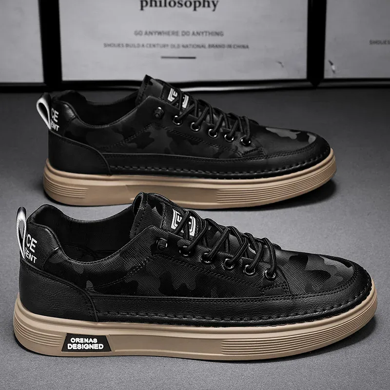 King Shop British Genuine Leather Casual Shoes