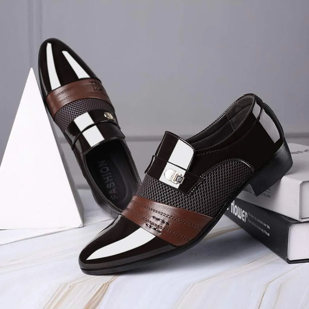 Male Shoes Shoe Leather Casual Wedding Comfortable Shoes Men Suit Business Men's leather shoes