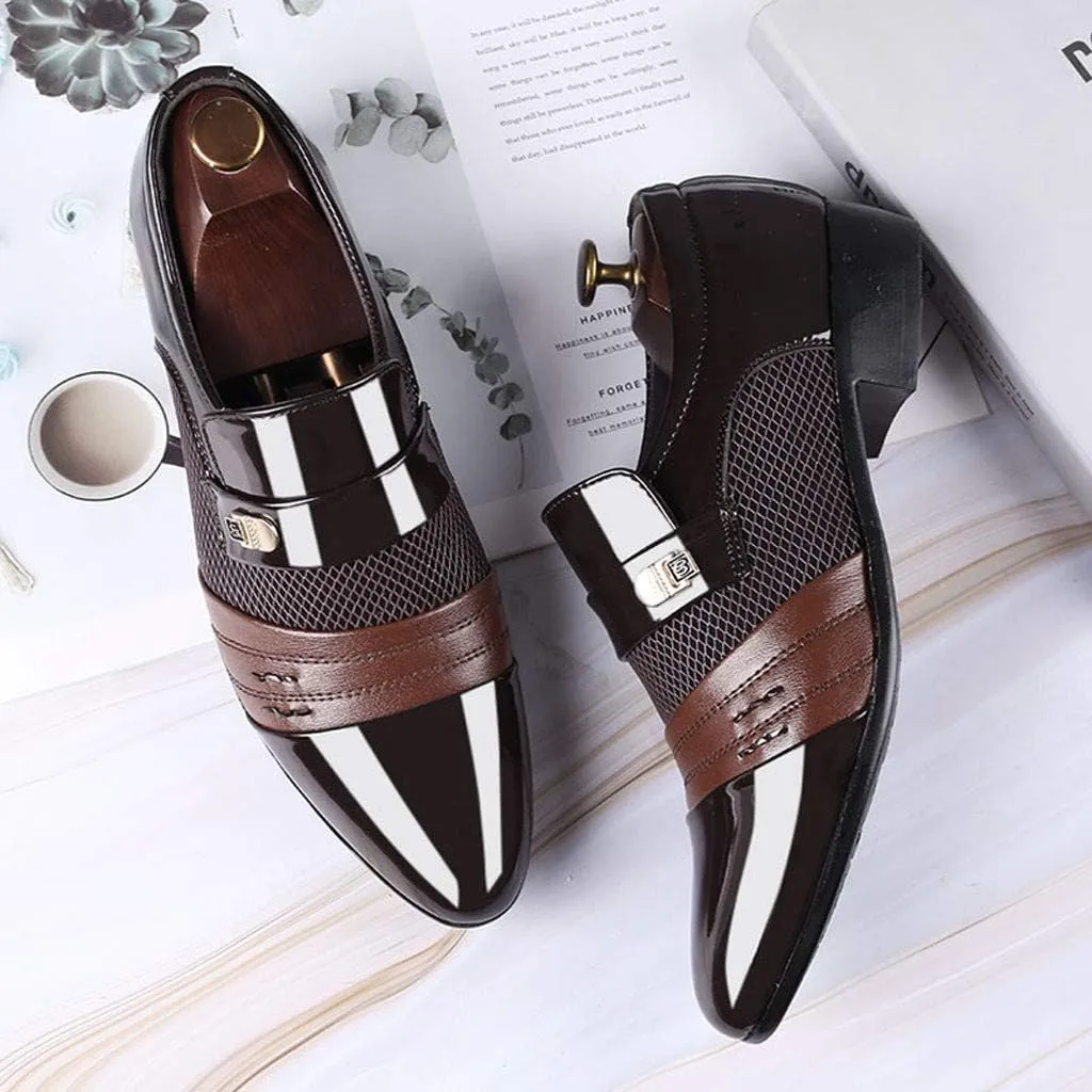 Male Shoes Shoe Leather Casual Wedding Comfortable Shoes Men Suit Business Men's leather shoes