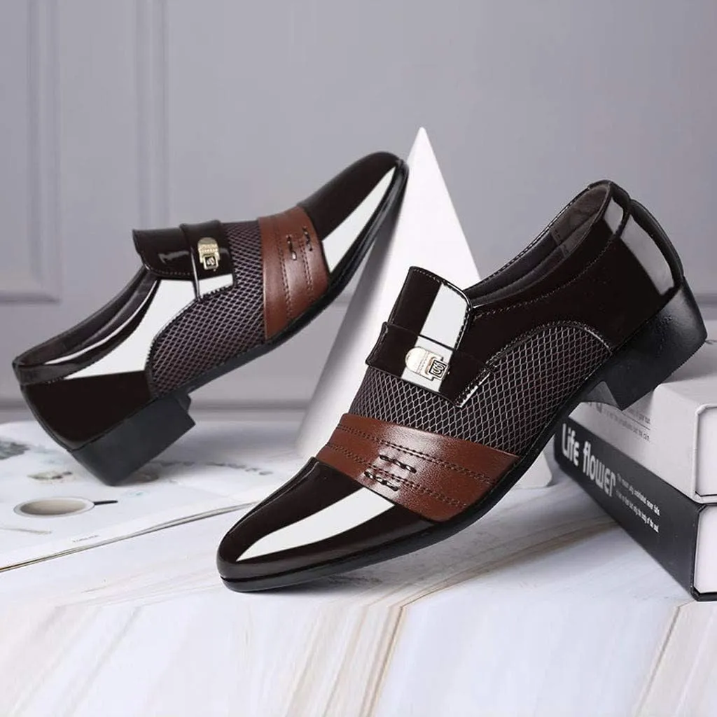 Male Shoes Shoe Leather Casual Wedding Comfortable Shoes Men Suit Business Men's leather shoes
