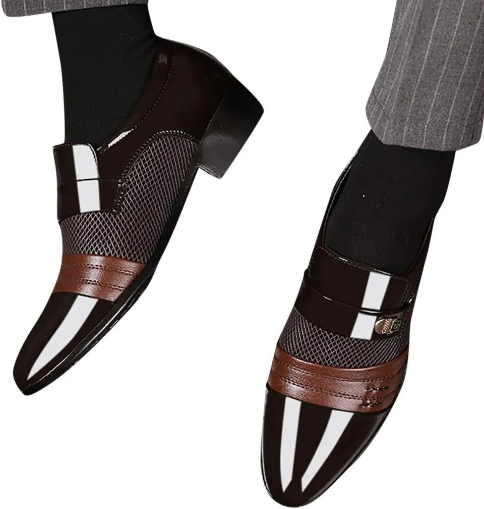 Male Shoes Shoe Leather Casual Wedding Comfortable Shoes Men Suit Business Men's leather shoes