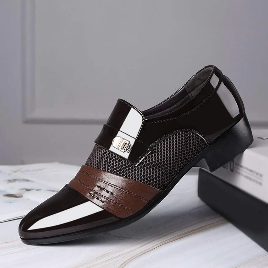 Male Shoes Shoe Leather Casual Wedding Comfortable Shoes Men Suit Business Men's leather shoes