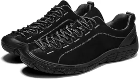 Men's Retro Casual Leather Shoes Classic Lightweight Comfortable for Driving Riding Walking Shoes, Derby Men's Business Dress Shoes Round Toe Dance Shoes