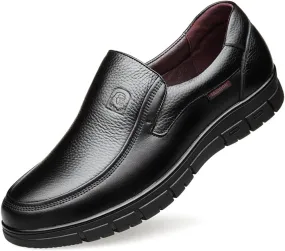 Men's Shoes Business Casual Men's Leather Shoes Genuine Leather Soft Sole Soft Leather