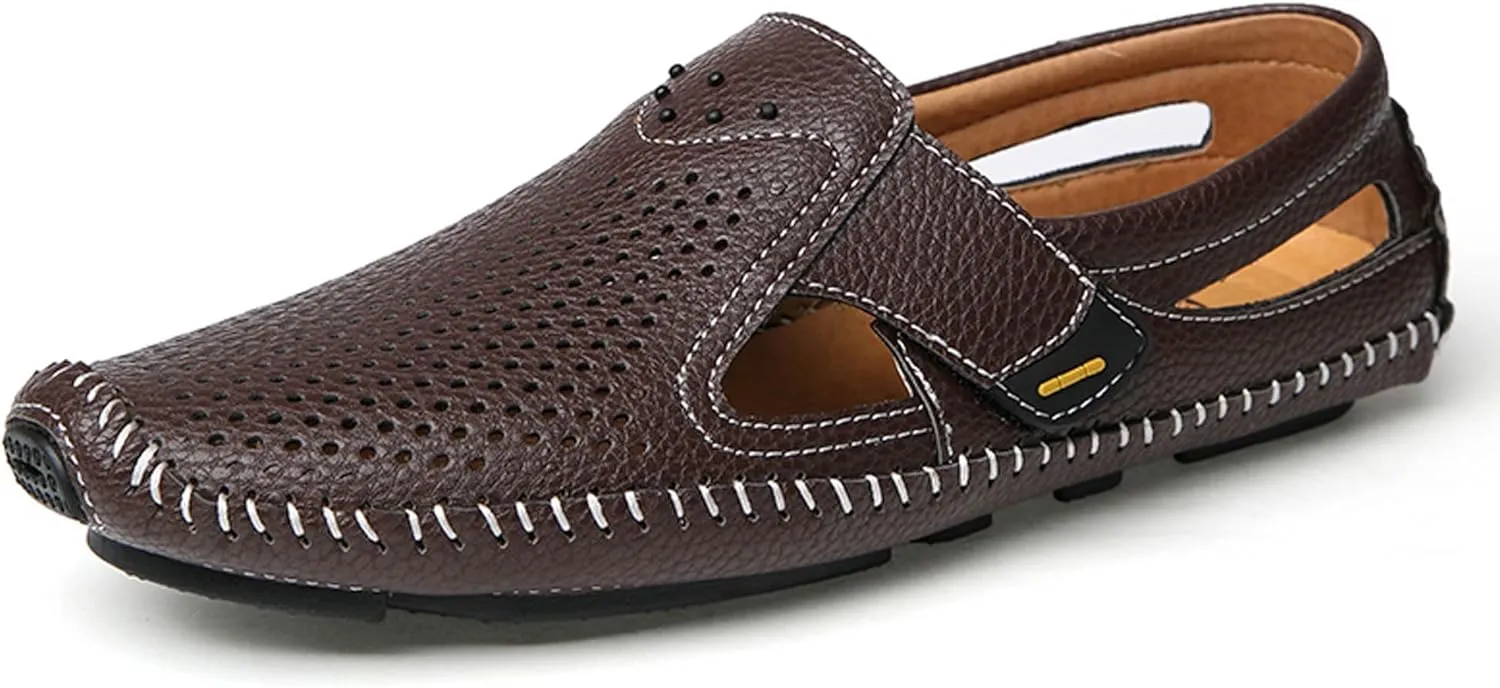 Men's Summer Retro Cycling Shoes, Easy to Maintain Non Slip Breathable Shoes, Swimming Pool Sports Shoes Sandals, Arched Beach Sports Shoes, Non Slip Garden Sandals