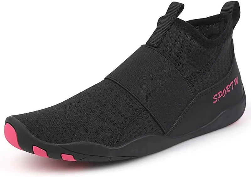 Water Shoes for Women High-Top Breathable Swim Water Shoes Quick Drying Sports Aqua Barefoot Shoes Anti-Slip Beach Sports Shoes