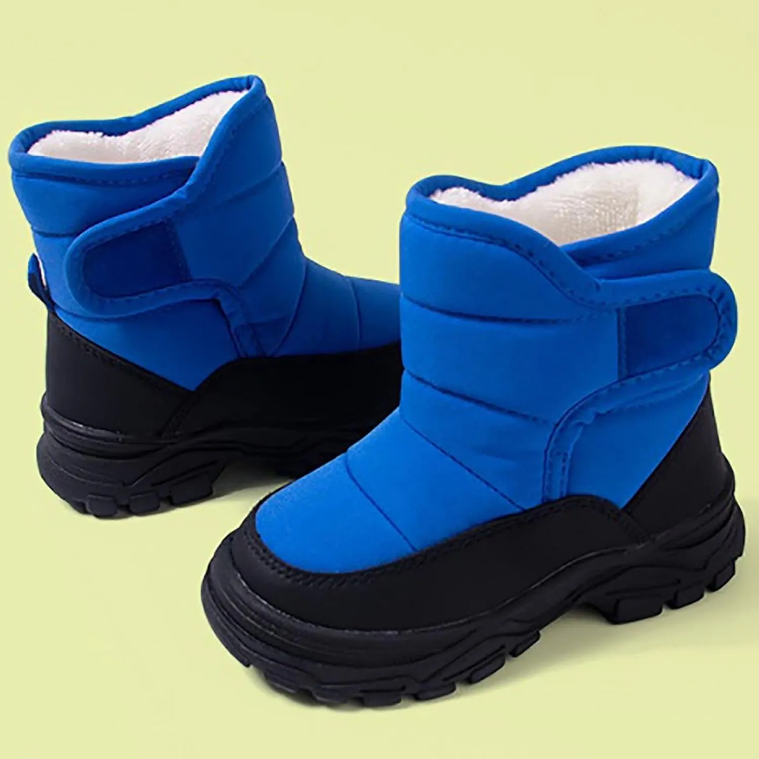 Winter Ankle Boots for Kids Boys Anti Slip Comfort Warm Lined Casual Outdoor Sports Shoes Snow Boots for Kids Size 4