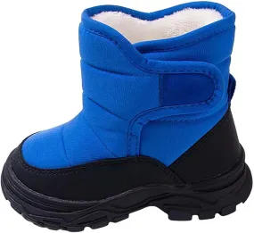 Winter Ankle Boots for Kids Boys Anti Slip Comfort Warm Lined Casual Outdoor Sports Shoes Snow Boots for Kids Size 4