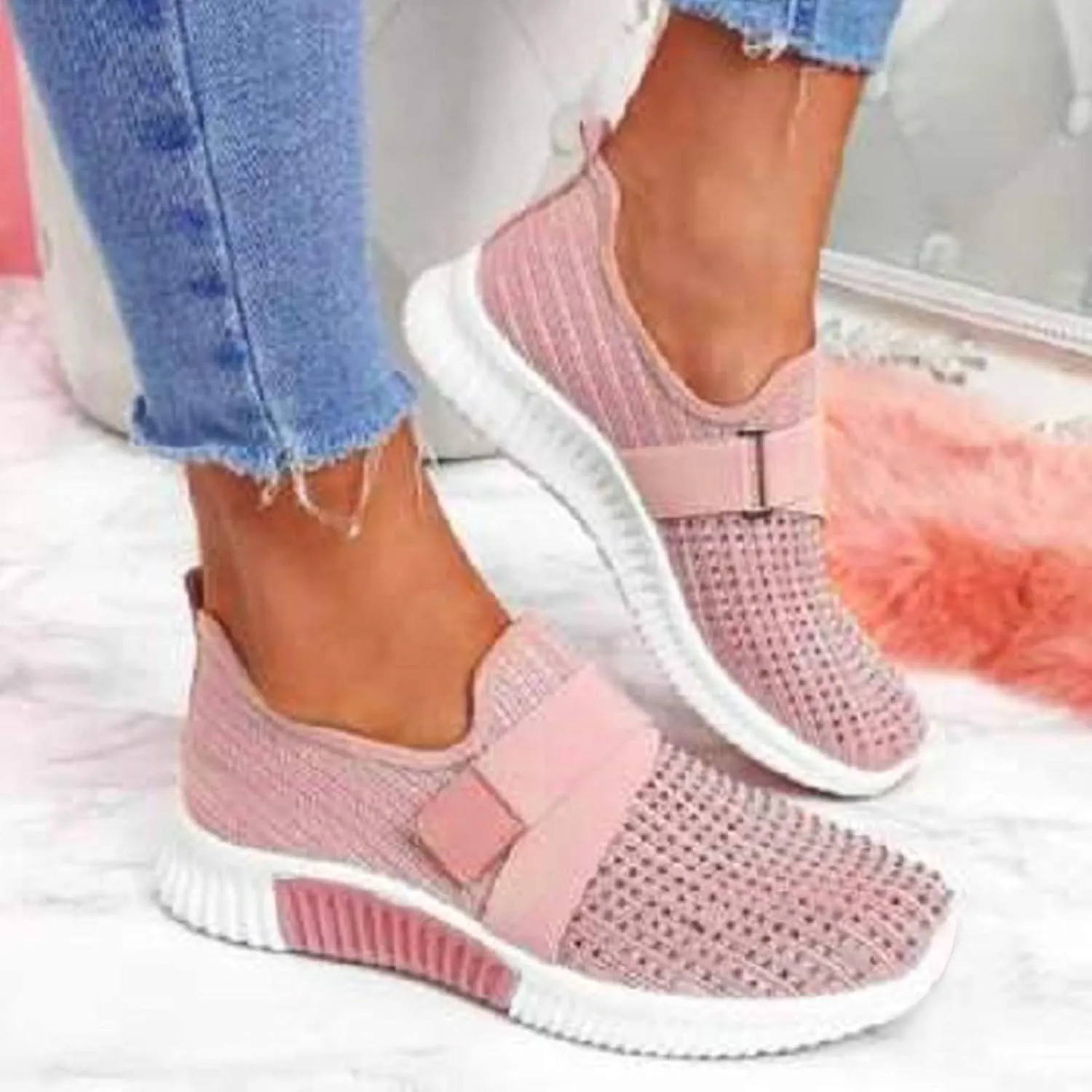 Womens White Tennis Shoes Leather Sneakers Casual Walking Shoes for Women Womens Shoes Casual Dressy Women's Loafer Flat Women's Fashion Sneakers