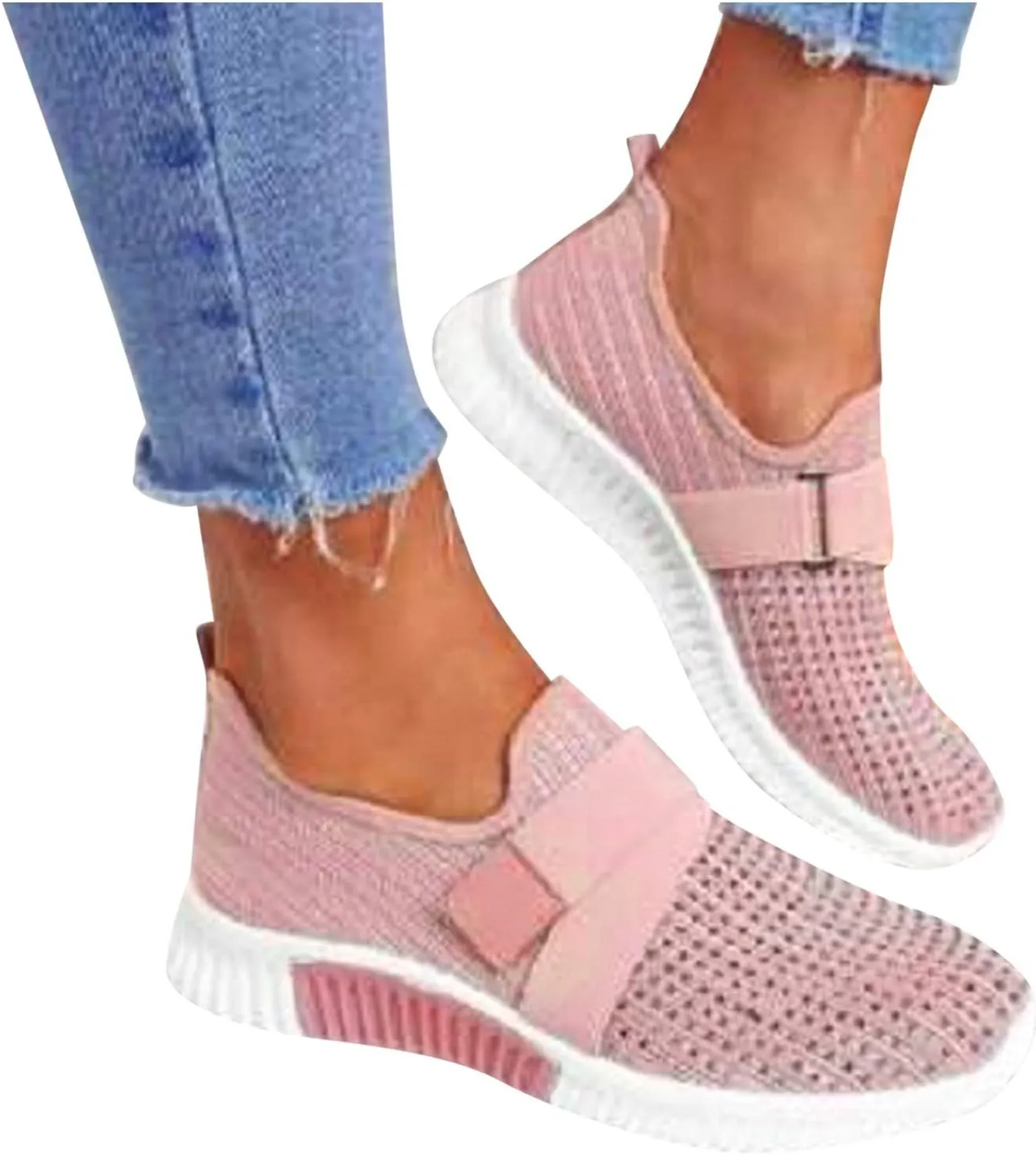 Womens White Tennis Shoes Leather Sneakers Casual Walking Shoes for Women Womens Shoes Casual Dressy Women's Loafer Flat Women's Fashion Sneakers