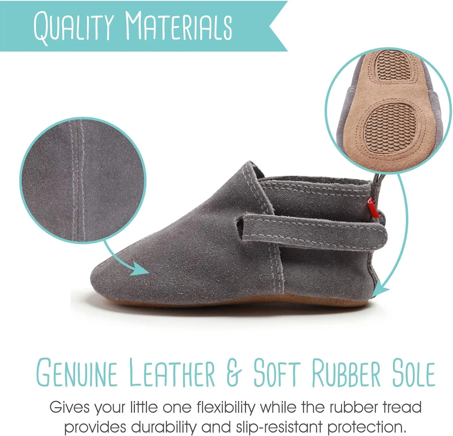 Zutano Unisex-Baby Leather Baby Shoes